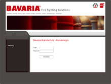 Tablet Screenshot of bavaria-brandschutz.de